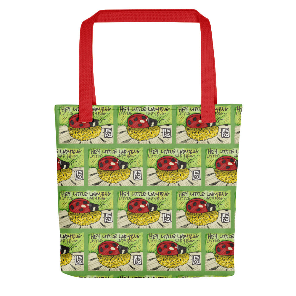 Hey Little Ladybug - Lebo Tote bag
